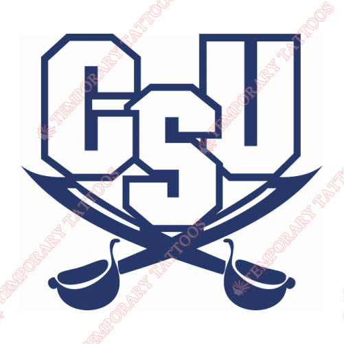 CSU Buccaneers Customize Temporary Tattoos Stickers NO.4204